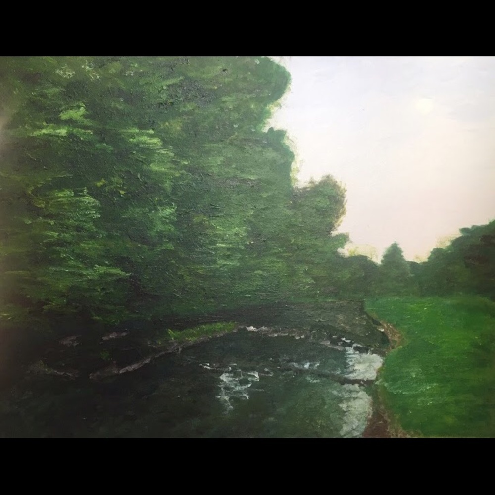 Cahaba River Ripples in Acrylic